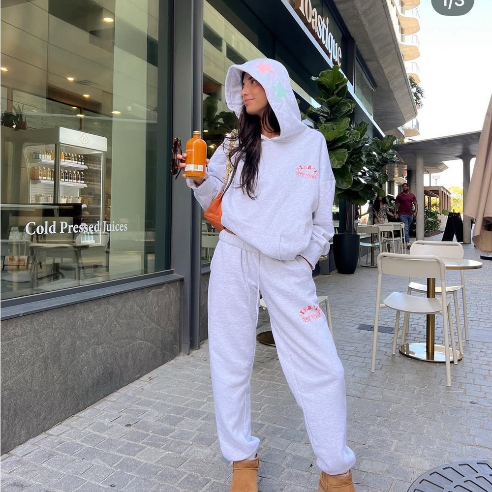 Starfit grey cuffed sweatpants